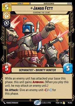 Jango Fett, Guarding the Count