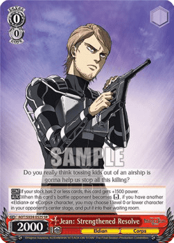 Jean: Strengthened Resolve (V.2 - Super Rare)