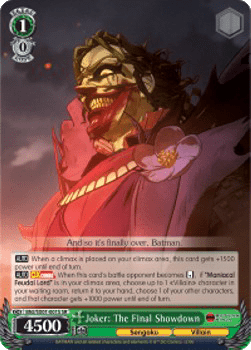 Joker: The Final Showdown (V.2 - Super Rare)