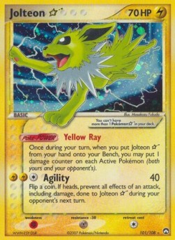 Jolteon Gold Star  (PK 101)