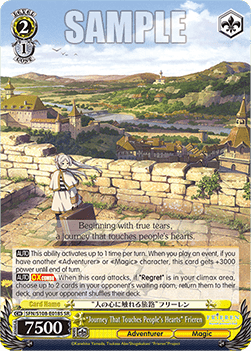 "Journey That Touches People's Hearts" Frieren (V.2 - Super Rare)