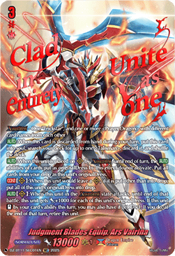 Judgment Blades Equip, Ars Vairina [D-Format] (V.3 - Secret Rare)