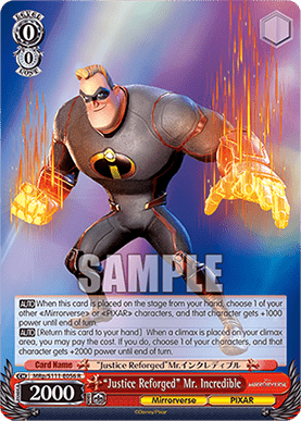 “Justice Reforged” Mr. Incredible (V.1 - Rare)