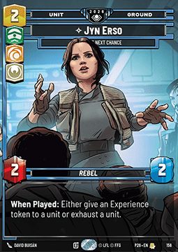 Jyn Erso, Take the Next Chance (V.2)