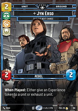 Jyn Erso, Take the Next Chance (V.3)
