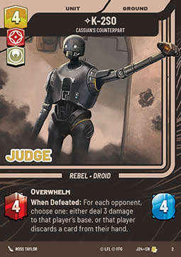 K-2SO, Cassian's Counterpart