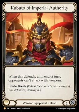 Kabuto of Imperial Authority (Rainbow Foil)