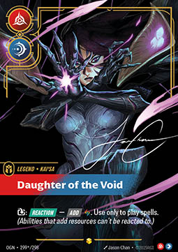 Kai'Sa, Daughter of the Void (V.3 - Signed Showcase)