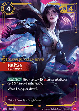 Kai'Sa, Survivor (V.1 - Epic)
