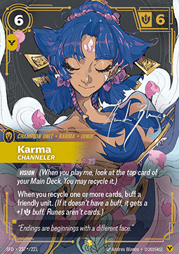 Karma, Channeler (V.2 - Signed Showcase)