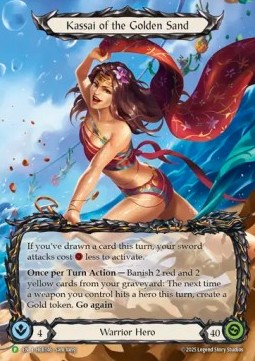 Kassai of the Golden Sand (Alternate Art Rainbow Foil)