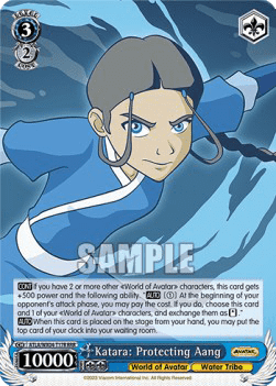 Katara: Protecting Aang (V.2 - Triple Rare)