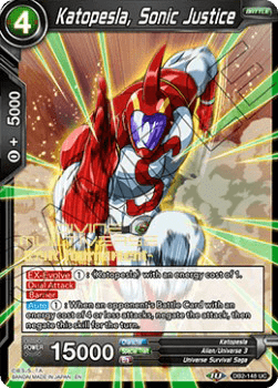 Katopesla, Sonic Justice