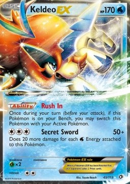 Keldeo EX  (LTR 45)