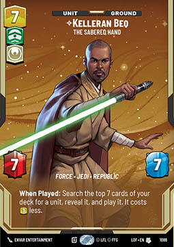 Kelleran Beq, The Sabered Hand (V.4)