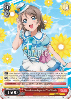 "Kimino Kokorowa Kagaiterukai?" You Watanabe (V.2 - Triple Rare)
