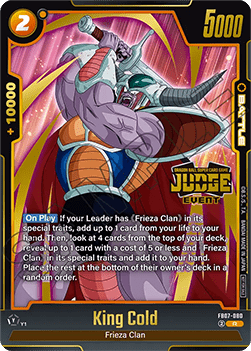 King Cold (FB07-080) [Fusion World] (V.1 - Rare)