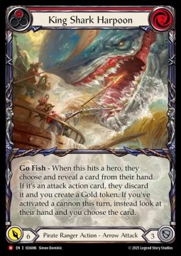 King Shark Harpoon (Extended Art Rainbow Foil)