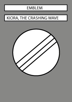 Kiora, the Crashing Wave Emblem