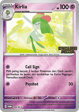 Kirlia  (M-P/ID 006)
