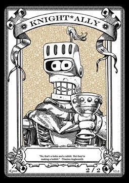 Knight Ally Token (White 2/2) (V.2)
