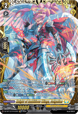 Knight of Ambitious Wings, Colgaflan [D-Format] (V.2 - Double Frame Rare)