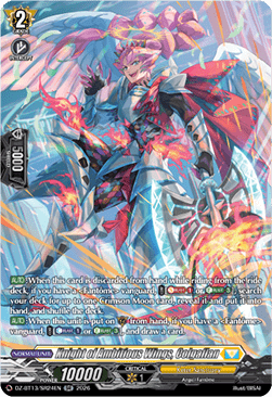 Knight of Ambitious Wings, Colgaflan [D-Format] (V.3 - Silver Rare)