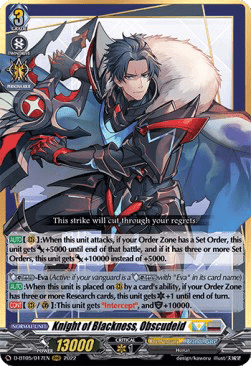 Knight of Blackness, Obscudeid [D Format] (V.1 - Triple Rare)
