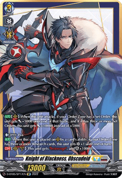 Knight of Blackness, Obscudeid [D Format] (V.2 - Special Parallel)