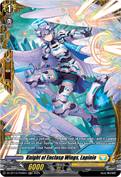Knight of Enclasp Wings, Lapinio [D-Format] (V.2 - Frame Rare)