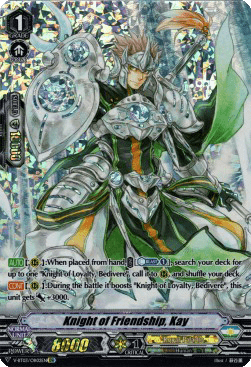 Knight of Friendship, Kay [V Format] (V.2 - Feature Rare)