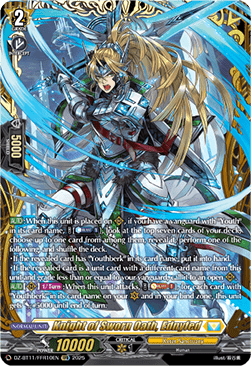 Knight of Sworn Oath, Ednyfed [D-Format] (V.2 - Double Frame Rare)