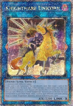 Knightmare Unicorn (V.12 - Quarter Century Secret Rare)