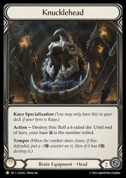 Knucklehead (Cold Foil)
