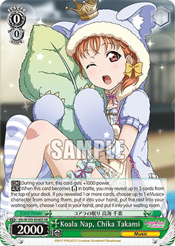 Koala Nap, Chika Takami (V.2 - Super Rare)
