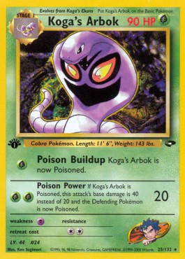Koga's Arbok  (GC 25)