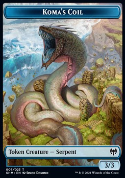 Koma's Coil Token (Blue 3/3)
