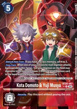 Kota Domoto & Yuji Musya (BT20-087) (V.2)