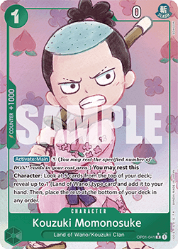 Kouzuki Momonosuke (OP01-041) (V.4)