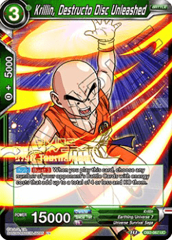 Krillin, Destructo Disc Unleashed