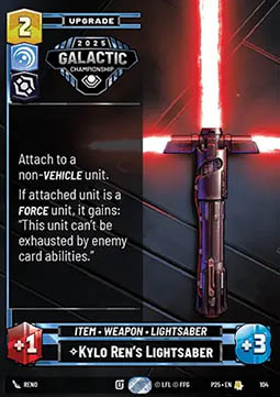 Kylo Ren's Lightsaber