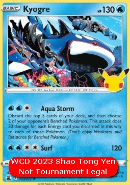 Kyogre  (WCD23 CEL 003)