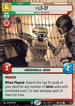 L3-37, Radical Instigator (V.1)