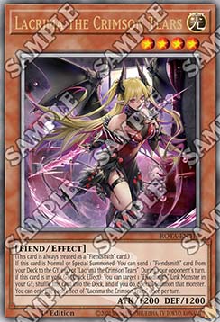 Lacrima the Crimson Tears (V.2 - Quarter Century Secret Rare)
