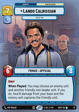 Lando Calrissian, Trust Me (V.2)