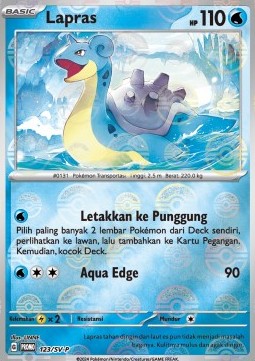 Lapras  (SV-P/ID 123)
