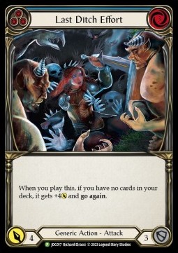 Last Ditch Effort (Cold Foil)