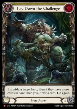 Lay Down the Challenge (Extended Art Rainbow Foil)