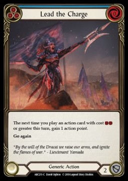 Lead the Charge (Blue) (Rainbow Foil)