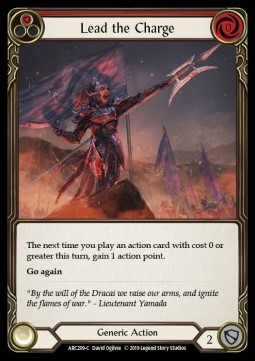 Lead the Charge (Red) (Rainbow Foil)